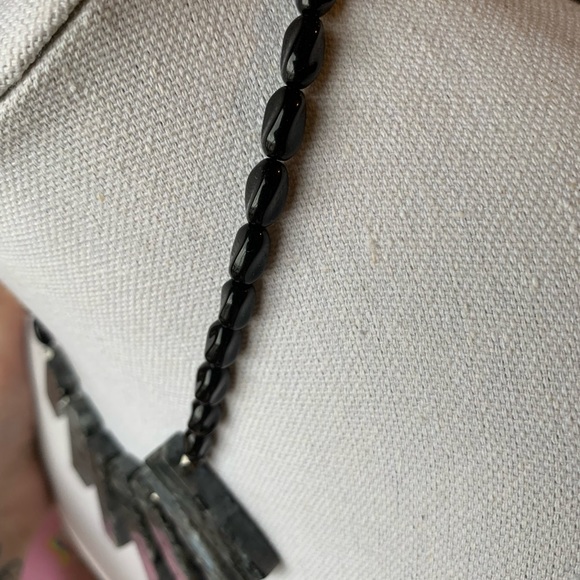 Labradorite - glass beads necklace - elegant and unique - new jewelry - Picture 6 of 13